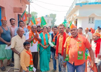 कसडोल विधानसभा से भाजपा प्रत्याशी का सघन जनसंपर्क लगातार जारी