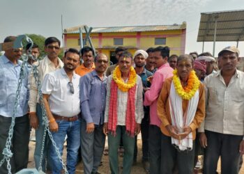 उपार्जन केंद्र डोंगरीडीह और धाराशिव में हुआ धान खरीदी का शुभारंभ 