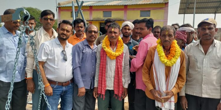 उपार्जन केंद्र डोंगरीडीह और धाराशिव में हुआ धान खरीदी का शुभारंभ 