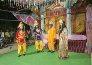 कोलिहा में किया गया रामलीला का मंचन