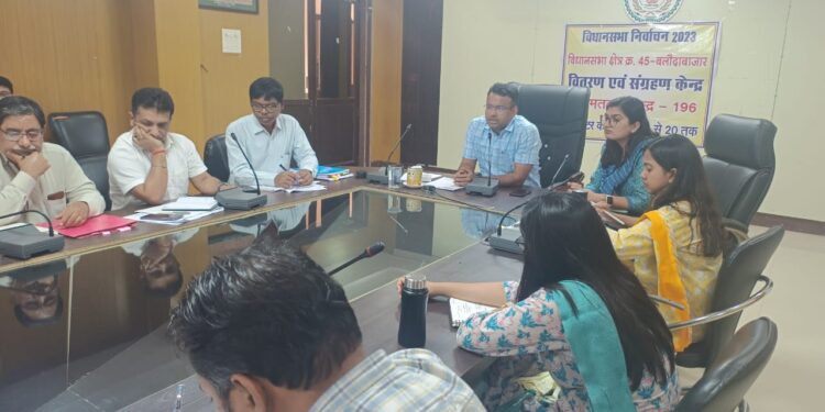 प्रचार अवधि समाप्ति के साथ बाहरी व्यक्तियों की निर्वाचन क्षेत्र में उपस्थिति पर प्रतिबंध – कलेक्टर