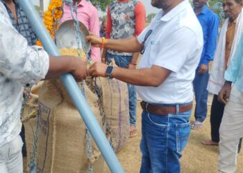 68 किसानों से 17 सौ 25 क्वींटल धान की हुई खरीदी