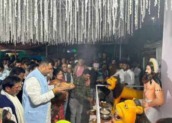 सरखोर में पंथी नृत्य प्रतियोगिता कार्यक्रम में शामिल हुए विधायक संदीप 