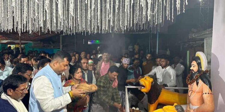 सरखोर में पंथी नृत्य प्रतियोगिता कार्यक्रम में शामिल हुए विधायक संदीप 