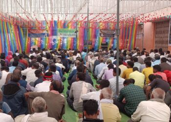 मंगल भवन में हुआ आध्यात्मिक सत्संग का आयोजन