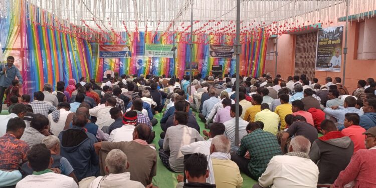 मंगल भवन में हुआ आध्यात्मिक सत्संग का आयोजन