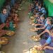 ग्राम कोरदा के सरकारी स्कूल में न्योता भोज का किया गया आयोजन