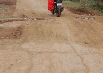 टूटी पुल से झांक रहा सरिया, हादसे का खतरा, जिम्मेदार मौन