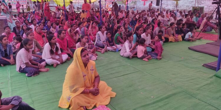 भागवत कथा में परीक्षित जन्म की कथा सुनाई गई 