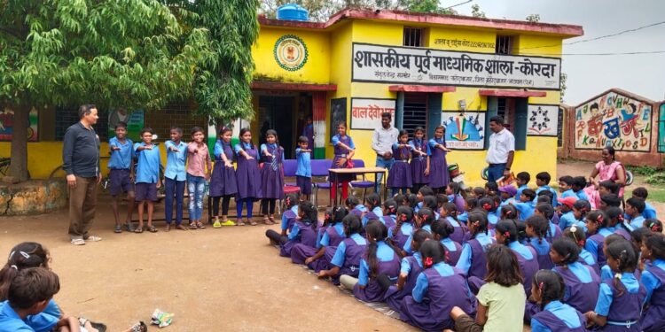 शासकीय पूर्व माध्यमिक शाला कोरदा में बाल कैबिनेट का गठन