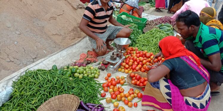 हरि सब्जियों के दाम ने बिगाड़ा रसोई का बजट, किलो की जगह पाव से चला रहे काम