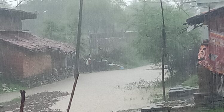 सावन के शुभारंभ के साथ आई बारिश, मंगलवार को सावन की झड़ी रूक-रूक होती रही