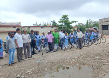 118 छात्राओ को सरस्वती साइकिल योजना का मिला लाभ 