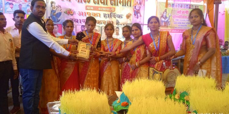 परसापाली में धूमधाम के साथ मनाया गया भोजली का पारंपरिक त्यौहार