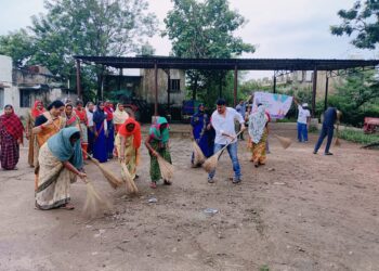 स्वच्छता ही सेवा के तहत स्वच्छता अभियान चलाया