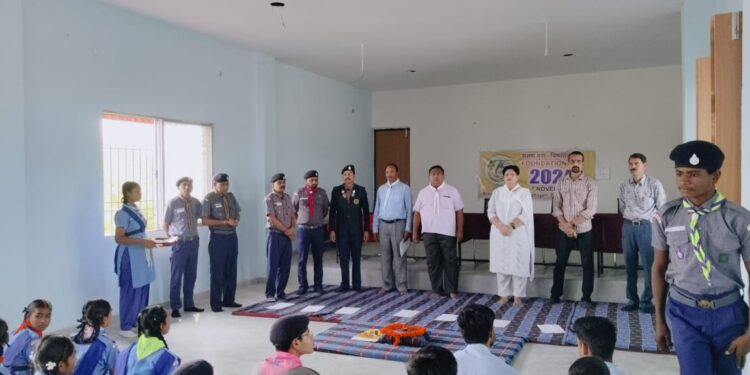 भारत स्काउट्स एवं गाइड्स की स्थापना दिवस मनाया गया