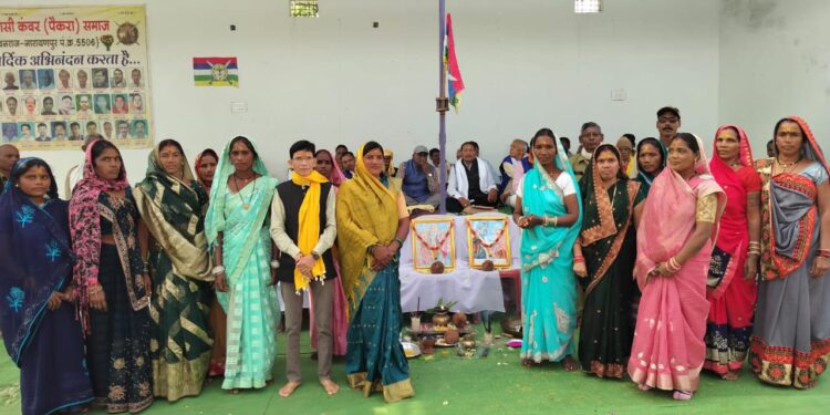 कंवर समाज लवनराज महासभा नारायणपुर के पदाधिकारियों का समाज द्वारा सर्वसम्मति से चयन 