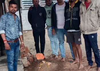 करंट से बंदर की मौत, लोगों ने किया अंतिम संस्कार