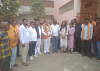 क्षेत्र क्रमांक 9 से इंदू जांगड़े ने दमखम के साथ भरा नामांकन 