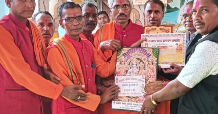 नवधा रामायण प्रतियोगिता में देवरी के सत्संग मानस मंडली प्रथम 