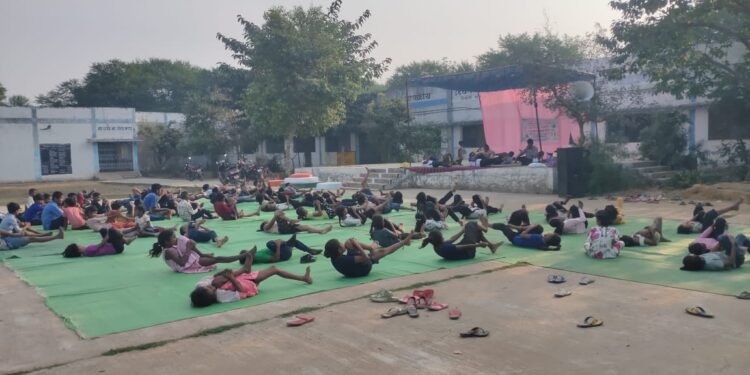 पांच दिवसीय योग प्रशिक्षण शिविर का हुआ समापन 