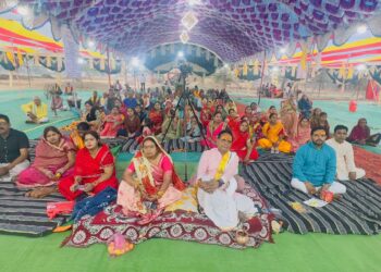 कथावाचक पंडित नागेंद्र पुरुषोत्तम प्रसाद चतुर्वेदी ने सुनाएं सती चरित्र के रोचक प्रसंग