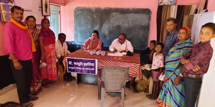 आयुष स्वास्थ मेला हुआ संपन्न 