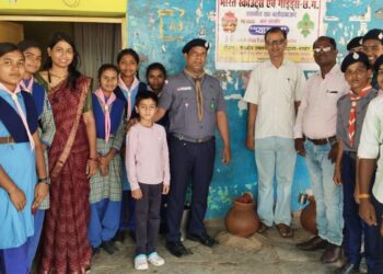 भारत स्काउट्स एवं गाईड्स द्वारा प्याऊ घर का शुभारंभ किया गया