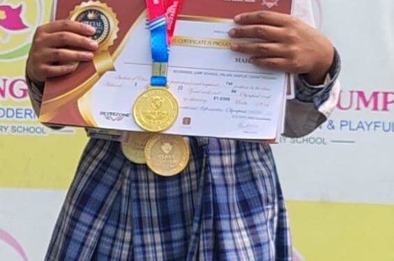 प्रतिभाशाली छात्रा कुमारी माही वर्मा ने किया छत्तीसगढ़ में द्वितीय स्थान प्राप्त