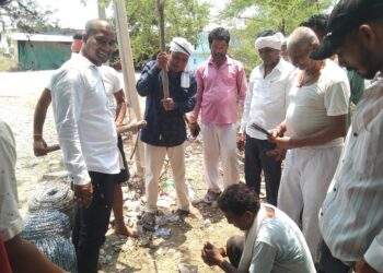 जायसवाल समाज लवन मे  भूमिपूजन का कार्यक्रम सम्पन्न