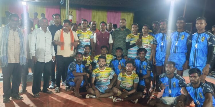 भदरा में एक दिवसीय कबड्डी प्रतियोगिता का आयोजन हुआ सम्पन्न