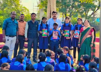 बाल दिवस पर अहिल्दा कि पूर्व माध्यमिक शाला में हुए कार्यक्रम