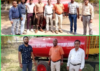  सकरी पंचायत को मिला पानी टैंकर का सौगात