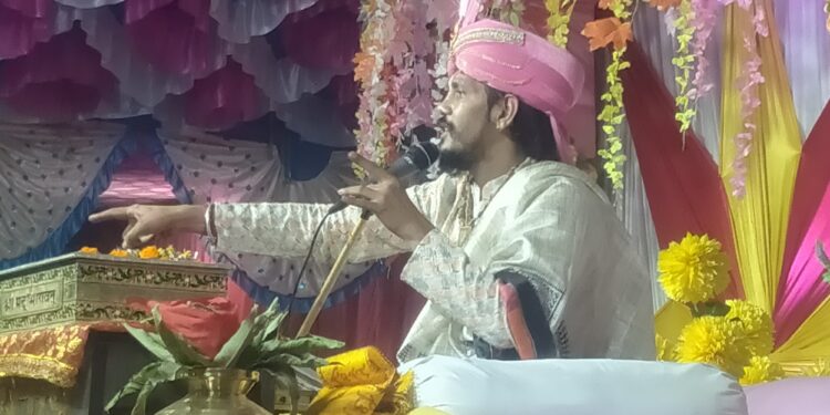 भागवत कथा एक ऐसी कथा है जिसे ग्रहण करने मात्र से ही मन को शांति मिलती है –  पंडित गौरव जोशी