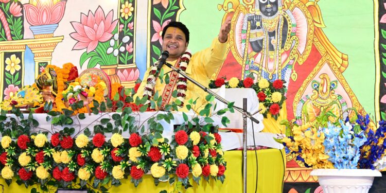 भागवत कथा में वामन अवतार एवं कृष्ण जन्मोत्सव की कथा का किया गया वर्णन 