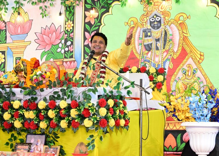 भागवत कथा में वामन अवतार एवं कृष्ण जन्मोत्सव की कथा का किया गया वर्णन 