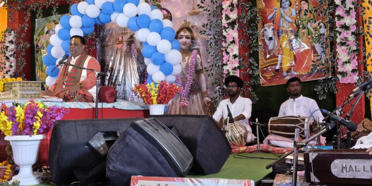 भागवत कथा का श्रवण करने वालों का सदैव कल्याण होता है – पंडित तिवारी