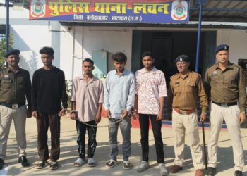 गदहीडीह में चाकू से प्राण घातक वारकर, हत्या करने के मामले में चार आरोपियों को गिरफ्तार कर भेजा गया जेल