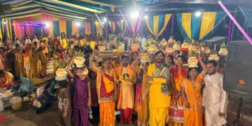 कोरदा में कलश यात्रा के साथ भागवत कथा का हुआ शुभारंभ