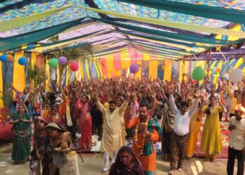 भागवत कथा में श्रीकृष्ण बाल लीला का वर्णन सुन श्रद्धालु मंत्रमुग्ध हुए