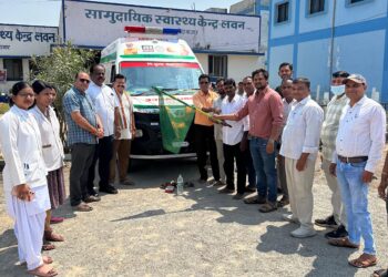 सामुदायिक स्वास्थ्य केन्द्र लवन को मिला एंबुलेंस सुविधा