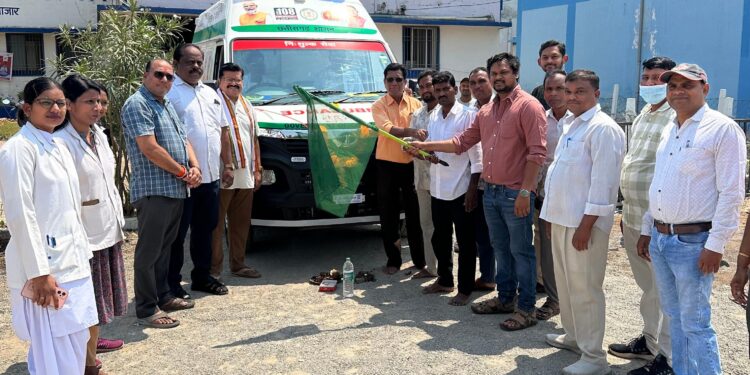 सामुदायिक स्वास्थ्य केन्द्र लवन को मिला एंबुलेंस सुविधा