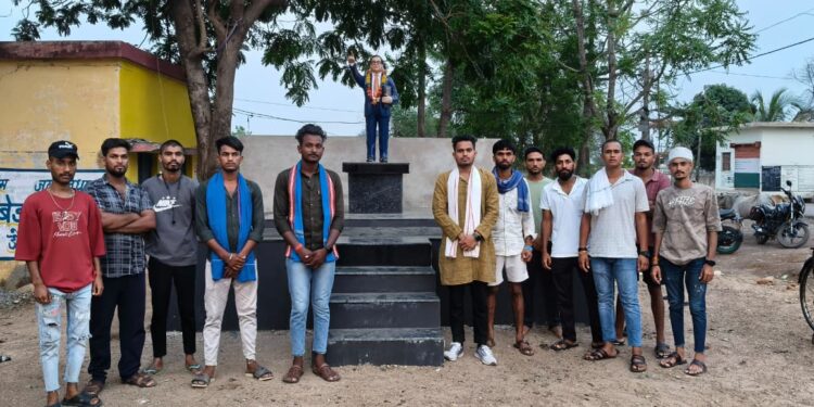 भीम क्रांतिवीर छत्तीसगढ़ ने ग्राम डोगरीडीह में निकाला सामाजिक न्याय यात्रा