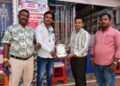 निशुल्क चिकित्सा शिविर में  पत्रकार एवं जनप्रतिनिधियों का किया गया सम्मान