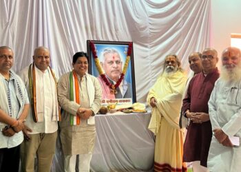 लवन के प्रतिष्ठित व्यवसायी धनीराम ताम्रकार को दी गई श्रद्वांजलि